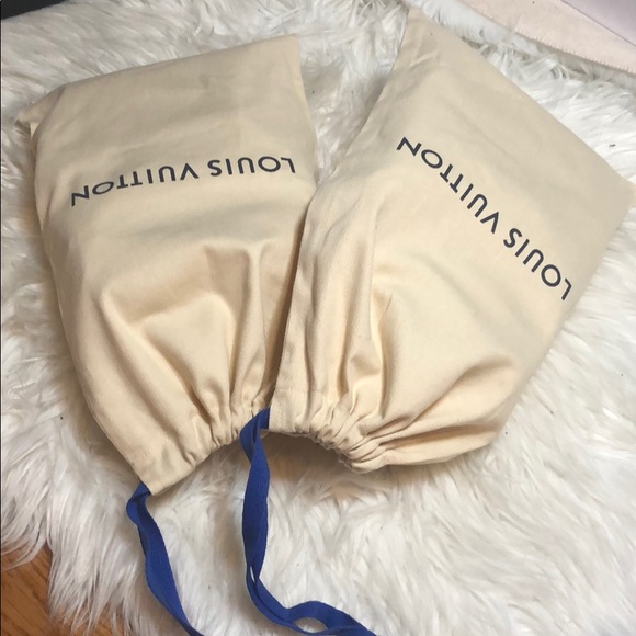 100% AUTHENTIC A Pair of LV DUST BAG (brand NeW) - Picture 6 of 10